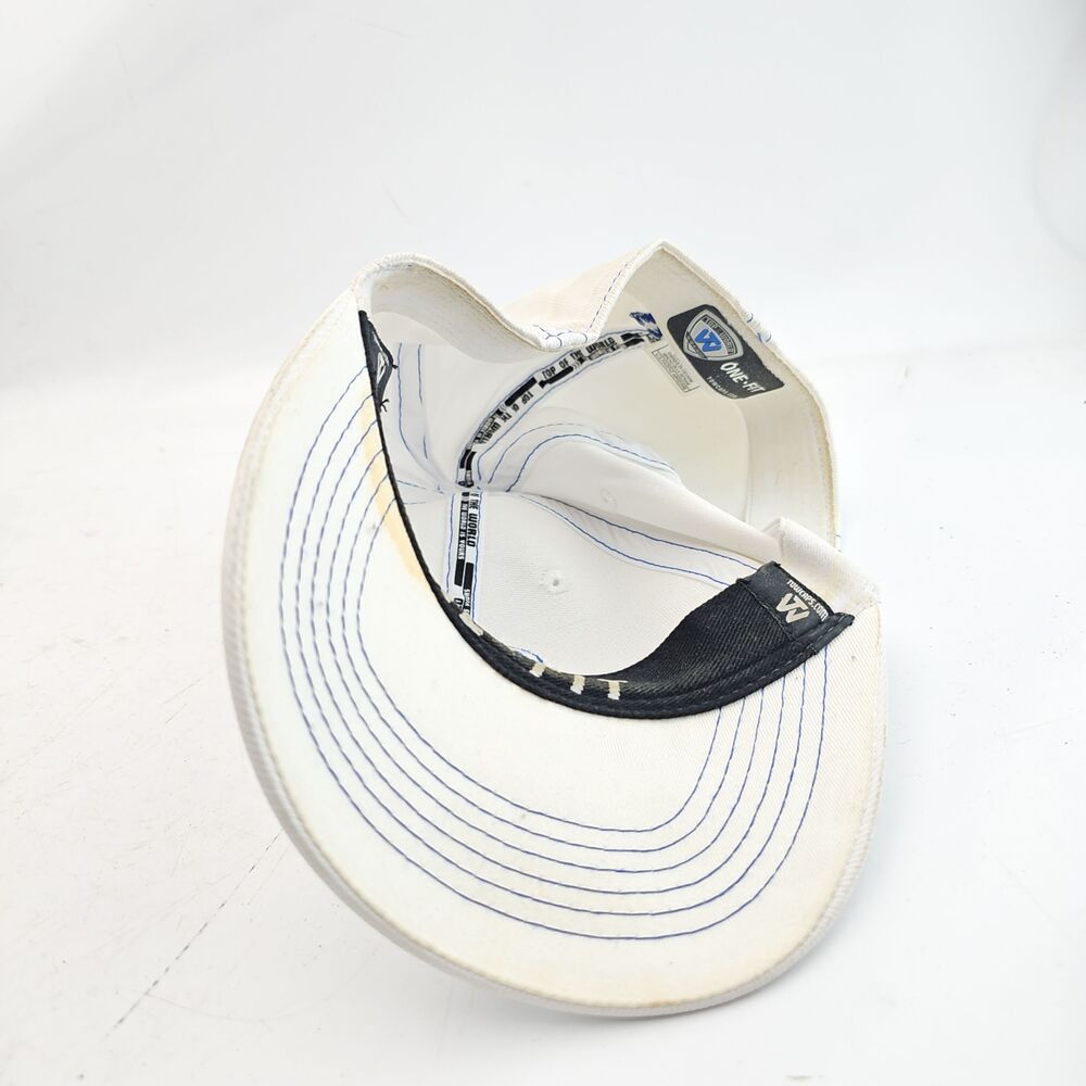 Blue Devils Baseball Cap Fitted Os Fm White Blue - Picture 5 of 5